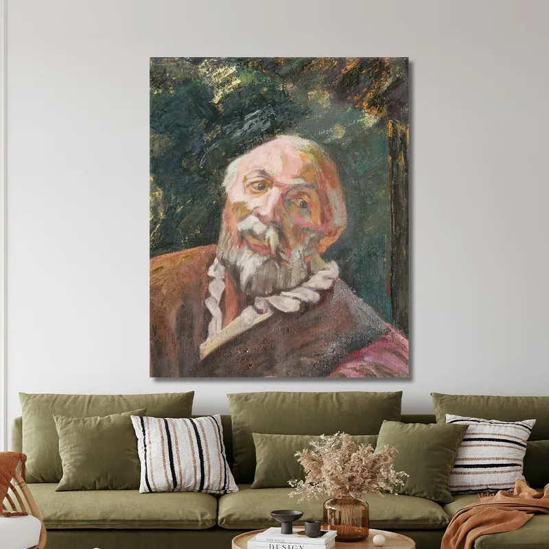Retrato De Un Hombre Anciano Walther Gamerith