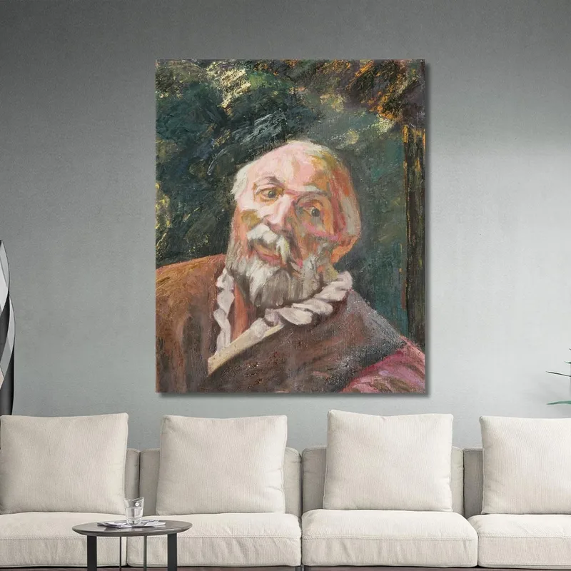 Retrato De Un Hombre Anciano Walther Gamerith