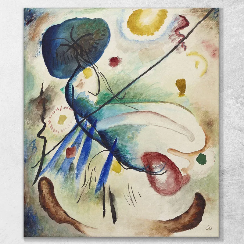 Acquerello Con Tratto Wassily Kandinsky