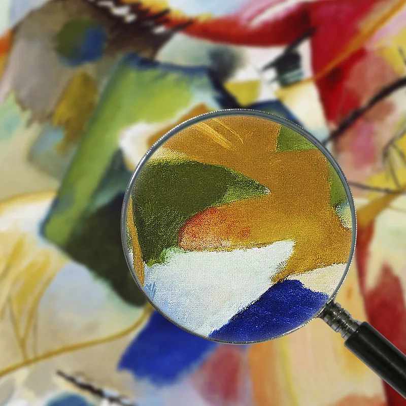 Peinture Avec Centre Vert Wassily Kandinsky
