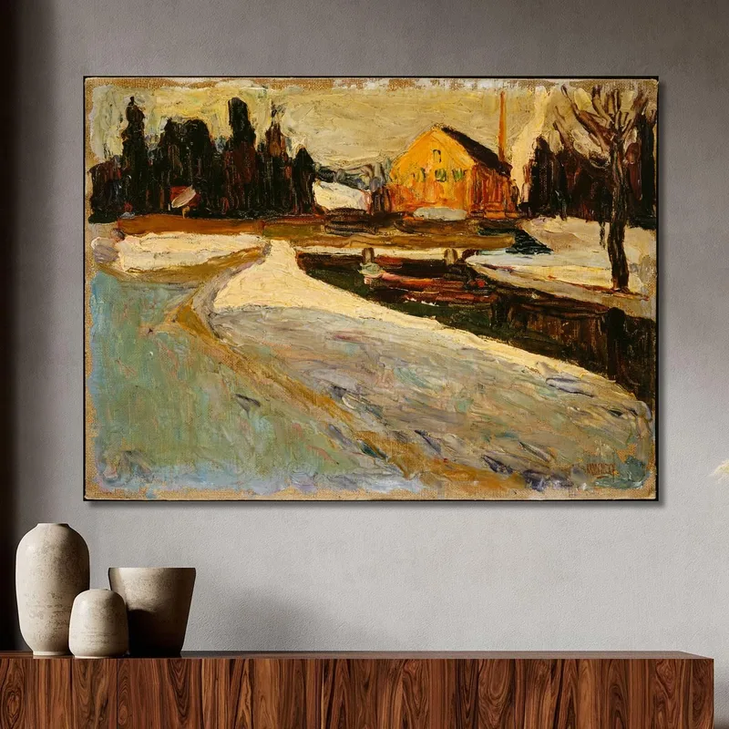Soleil D'Hiver De Schwabing 1901 Wassily Kandinsky