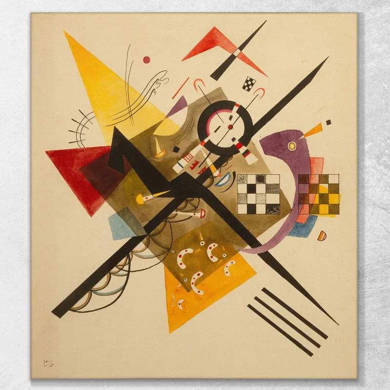 Study For Auf Weiss Ii 1922 Wassily Kandinsky
