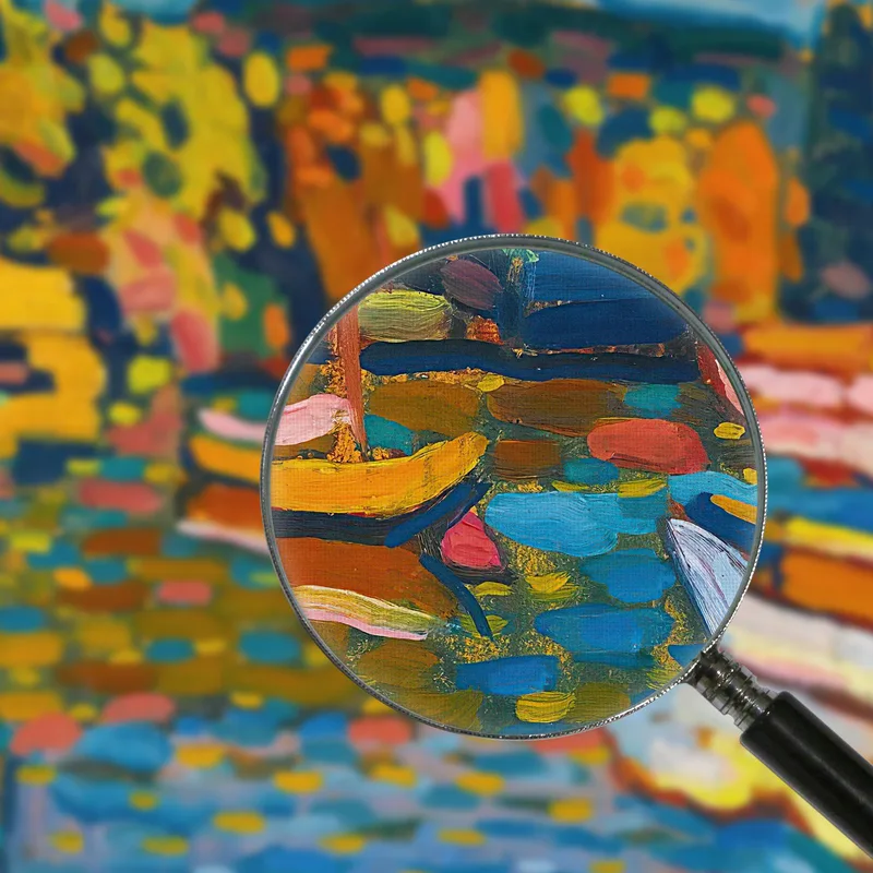 Studio Per Il Paesaggio Autunnale Con Le Barche Wassily Kandinsky