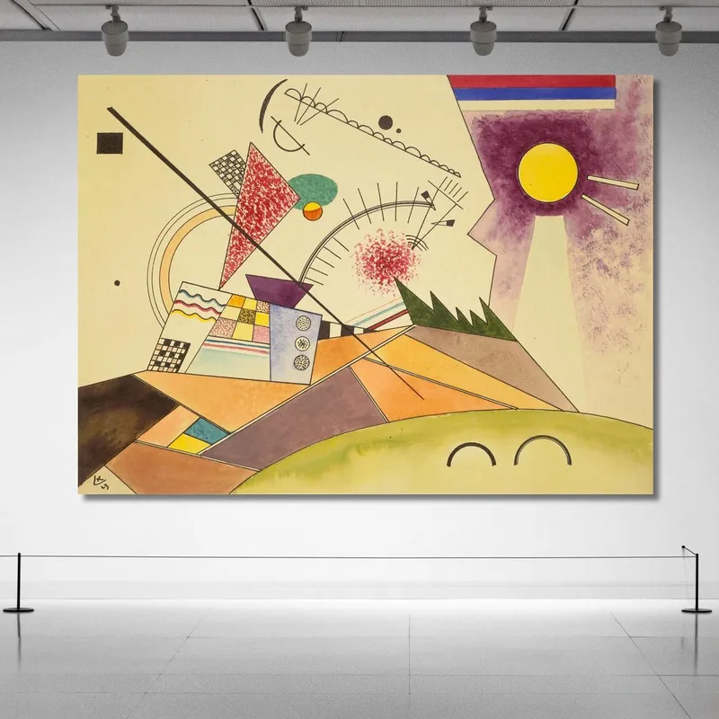 Estudio Para El Descanso En Movimiento Wassily Kandinsky