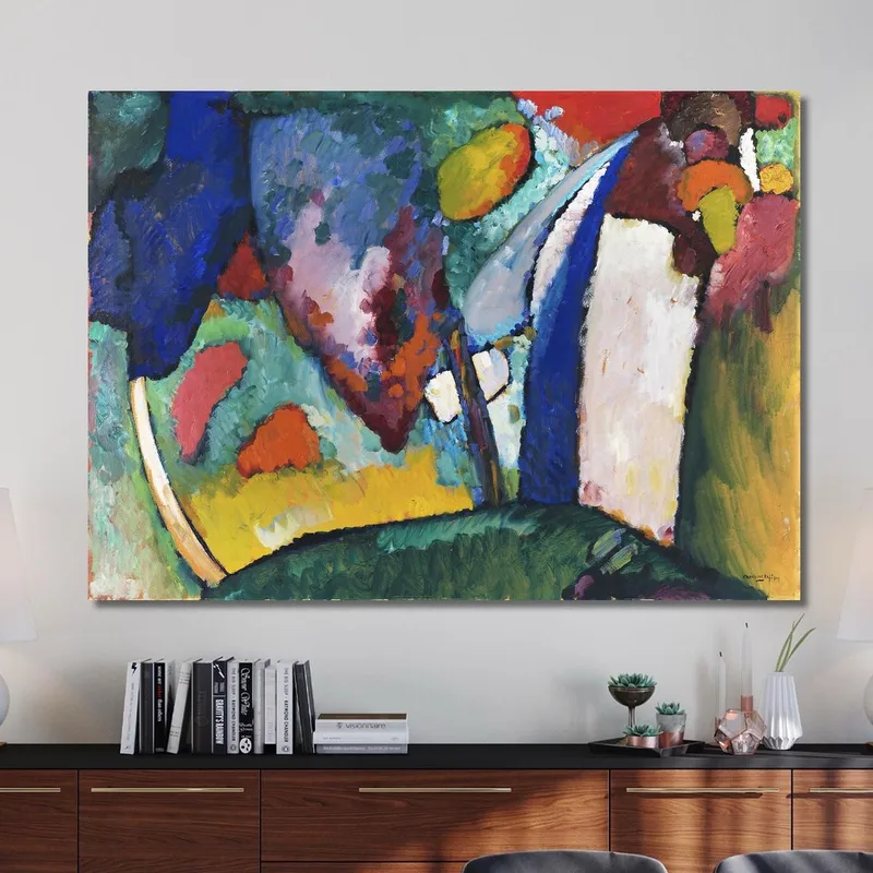Der Wasserfall Wassily Kandinsky