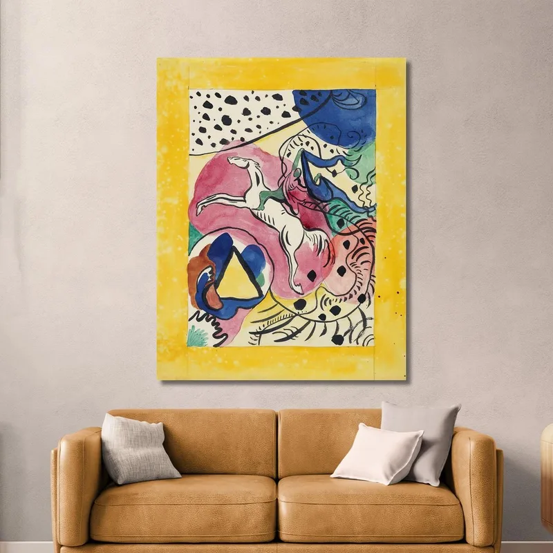 Design Per La Copertina Dell'Almanacco The Blue Rider 2 Wassily Kandinsky