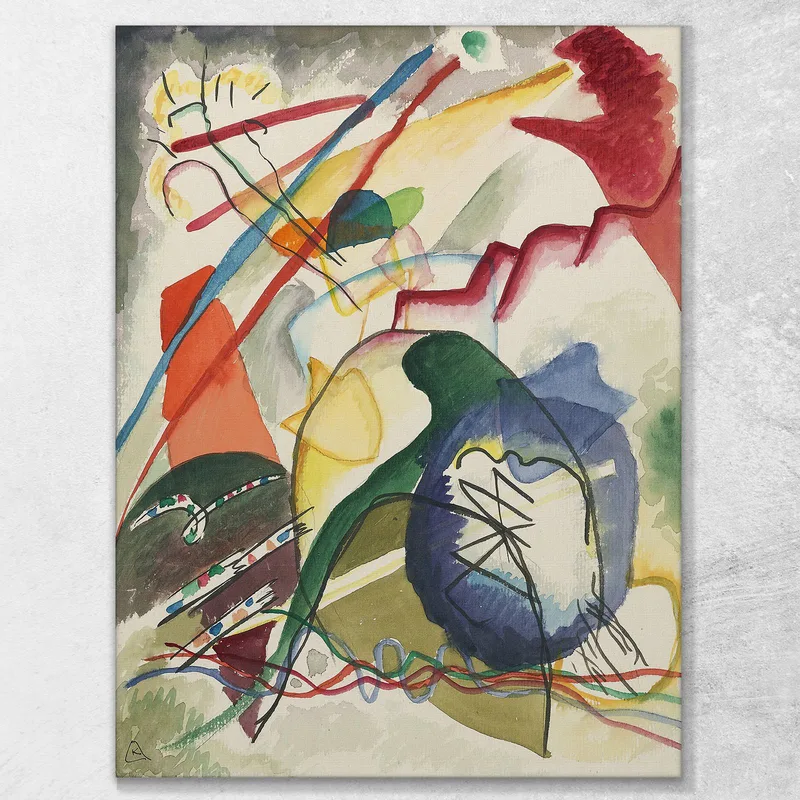 Borrador De Imagen Con Borde Blanco I Wassily Kandinsky