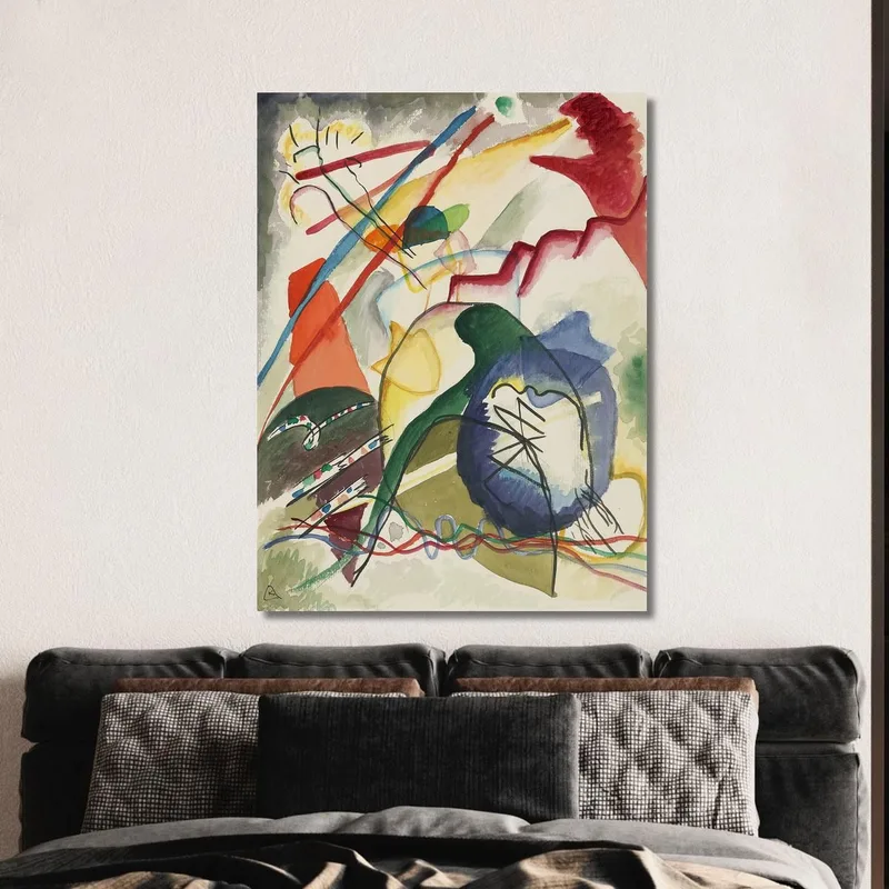Borrador De Imagen Con Borde Blanco I Wassily Kandinsky