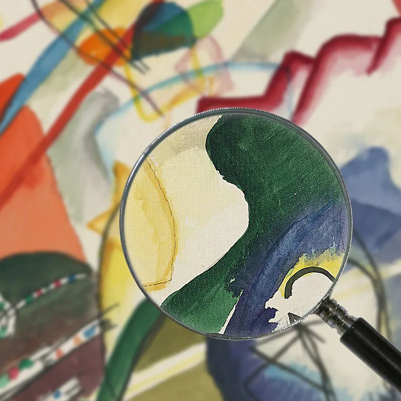 Borrador De Imagen Con Borde Blanco I Wassily Kandinsky