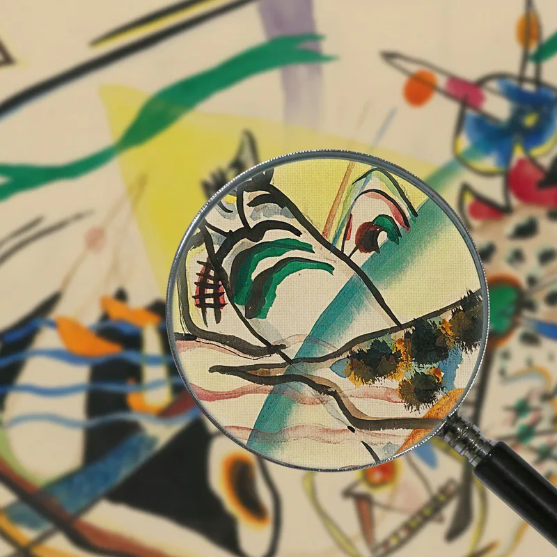 Progetto Per Il Confine Verde Studio Per Il Confine Verde 2 Wassily Kandinsky