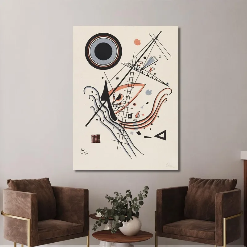 Litografía Azul Wassily Kandinsky