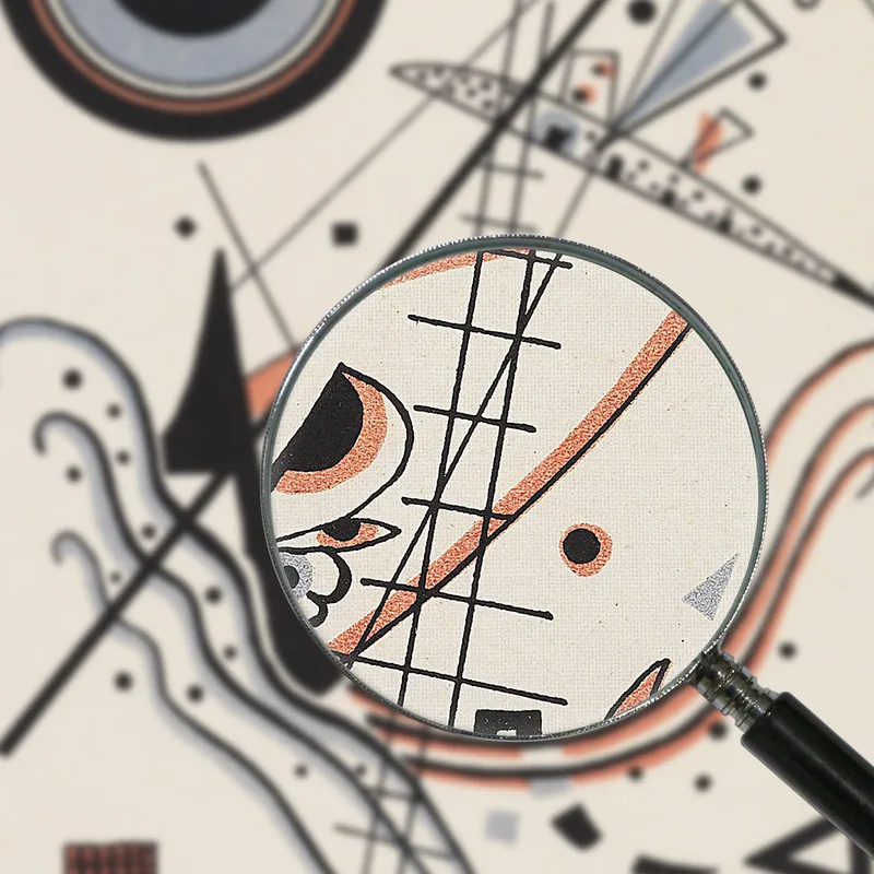 Litografía Azul Wassily Kandinsky