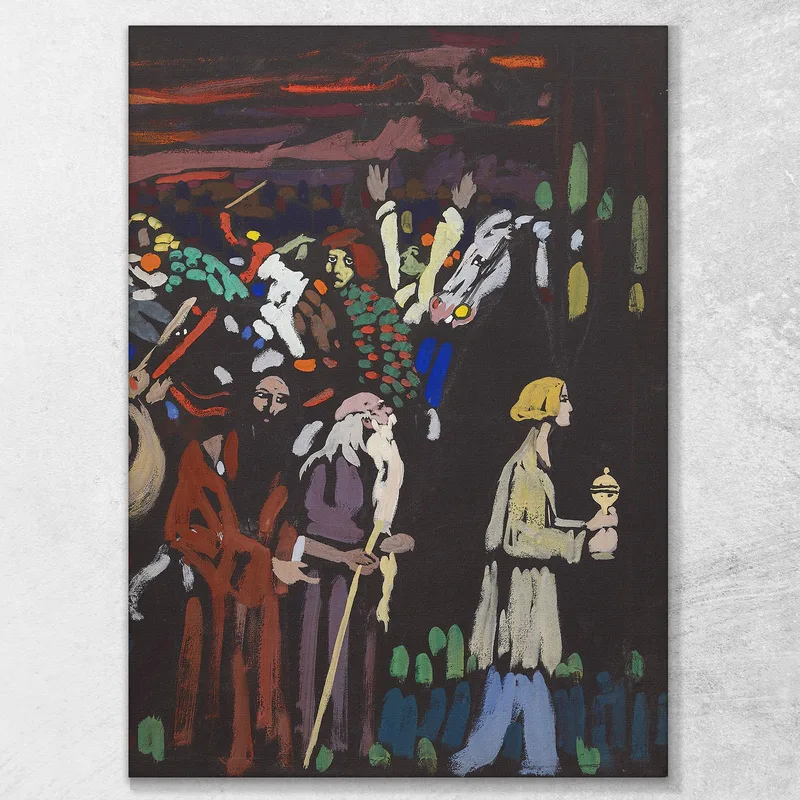 Study On Panic Wassily Kandinsky
