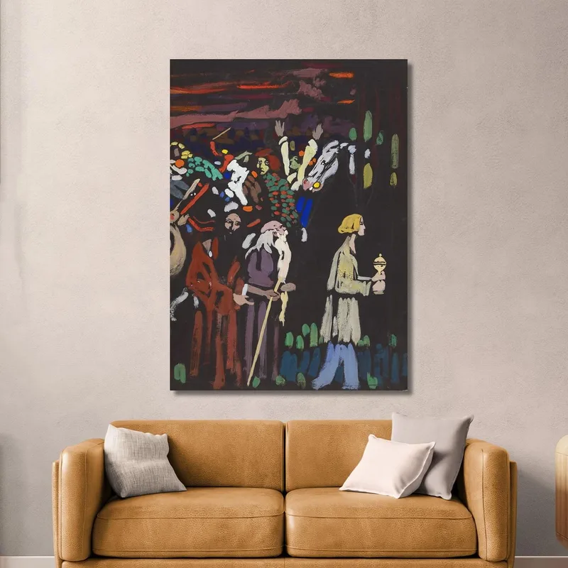 Study On Panic Wassily Kandinsky