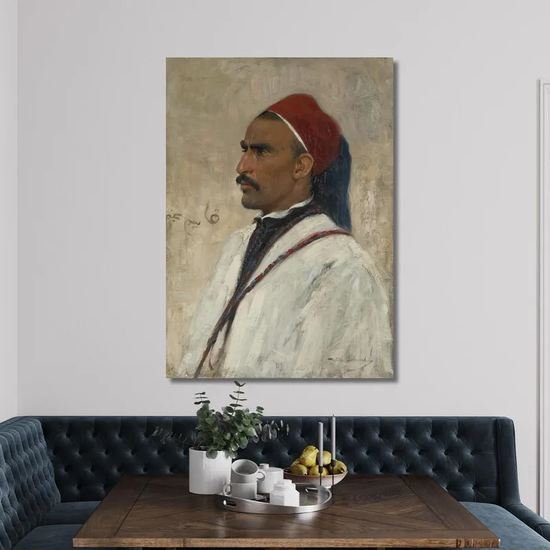 Porträt Eines Arabers Wilhelm Kuhnert