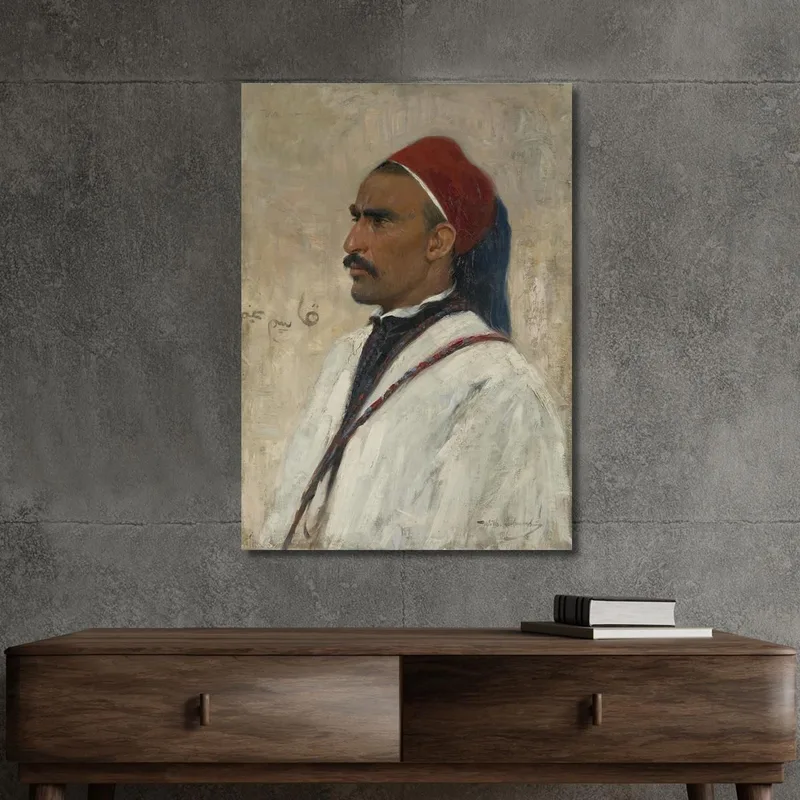 Porträt Eines Arabers Wilhelm Kuhnert