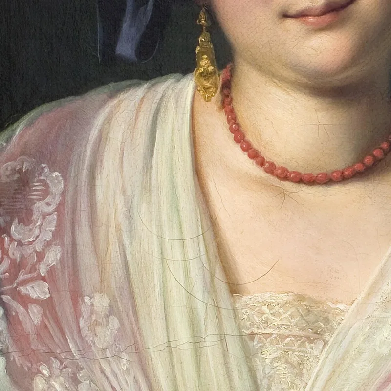 Una Mujer Romana Con Disfraz Wilhelm Marstrand
