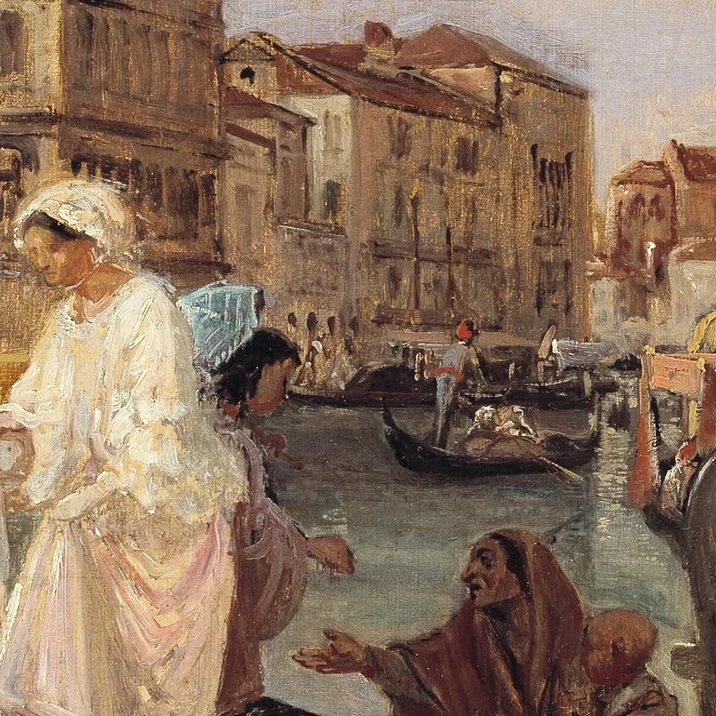 Desembarcando De Una Góndola En Venecia Wilhelm Marstrand