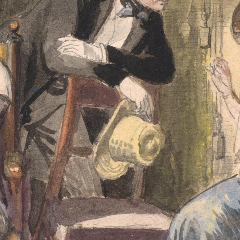 Una Visita. Una Visita De La Vida Cotidiana Wilhelm Marstrand