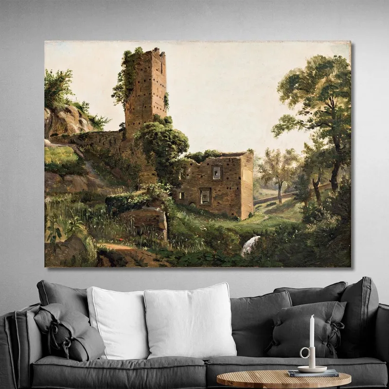 Paisaje Con Ruinas Wilhelm Marstrand