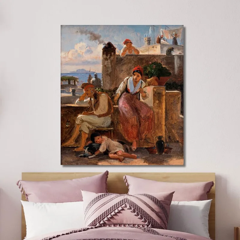 The Neapolitan Way Of Life. Study Wilhelm Marstrand