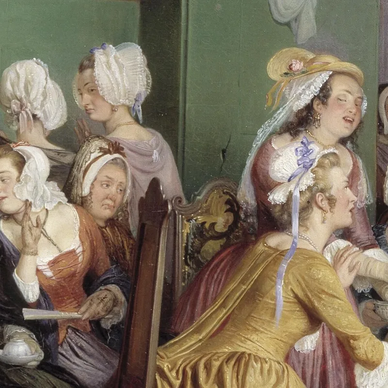 Escena De "La Sala De Partos" De Ludvig Holberg Wilhelm Marstrand
