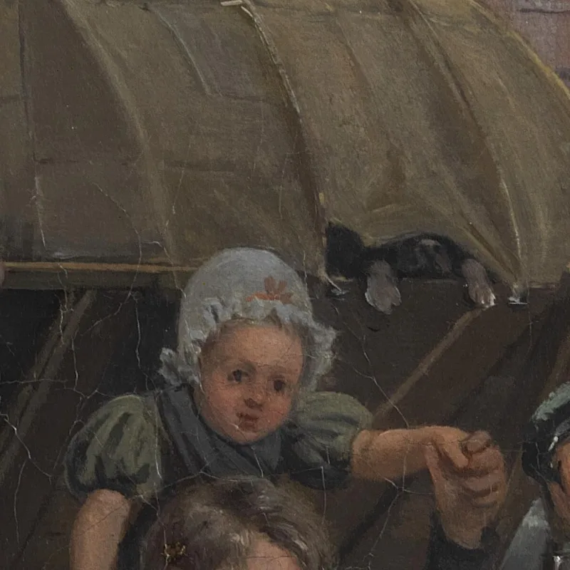 Scène De Rue Pendant La Canicule Wilhelm Marstrand