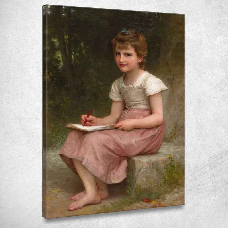 Un Llamado William Bouguereau cuadro en lienzo