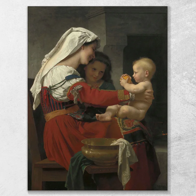 Ammirazione Materna Al Bagno William Bouguereau