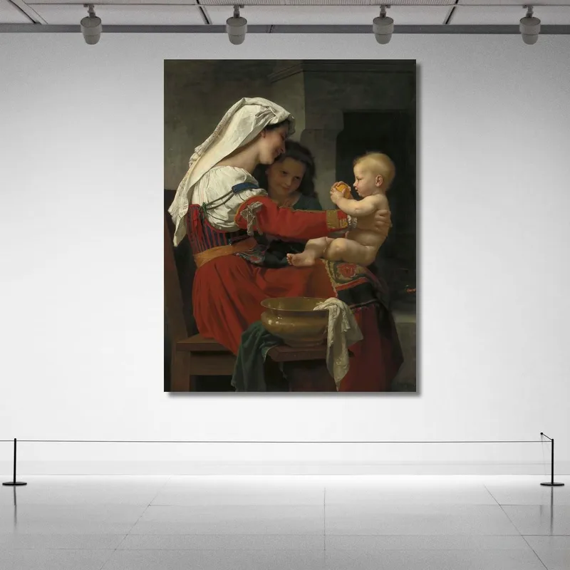 Ammirazione Materna Al Bagno William Bouguereau