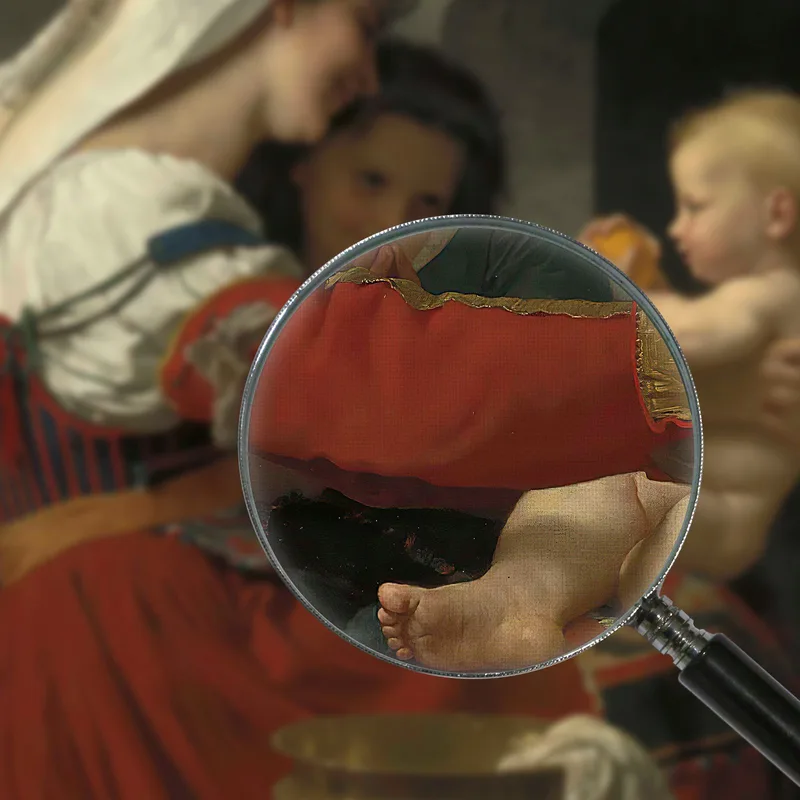 Ammirazione Materna Al Bagno William Bouguereau