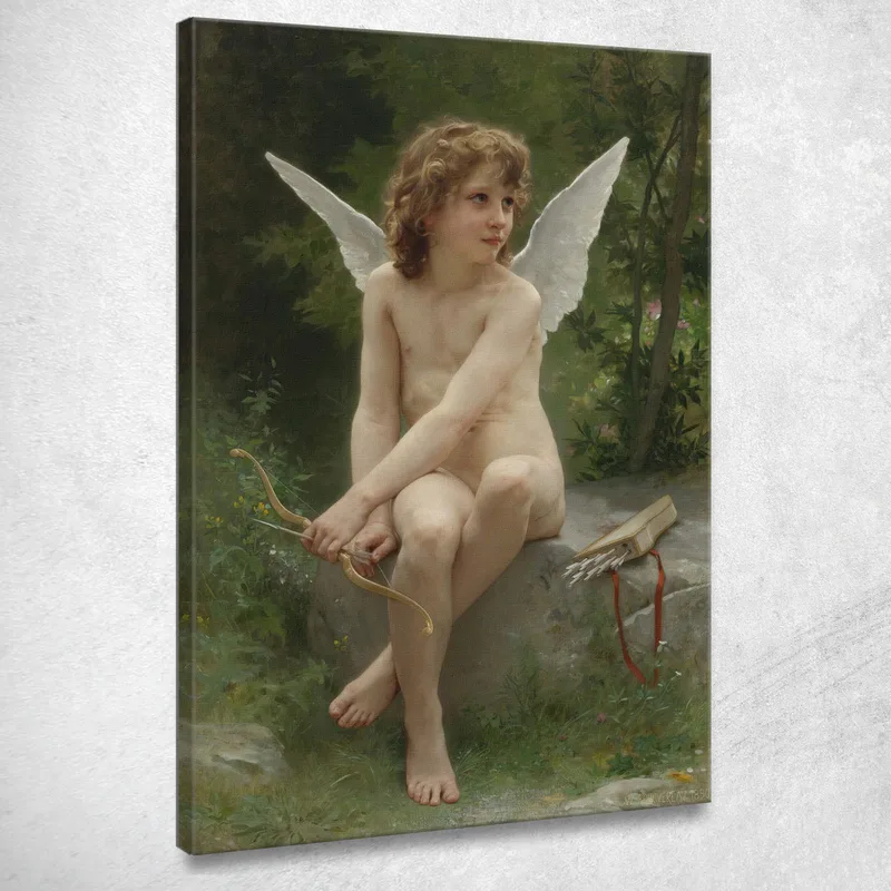 Amor Al Acecho William Bouguereau cuadro en lienzo