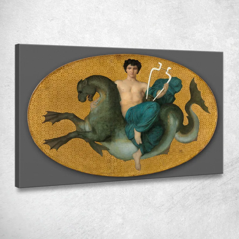 Arion Sobre Un Caballito De Mar William Bouguereau cuadro en lienzo