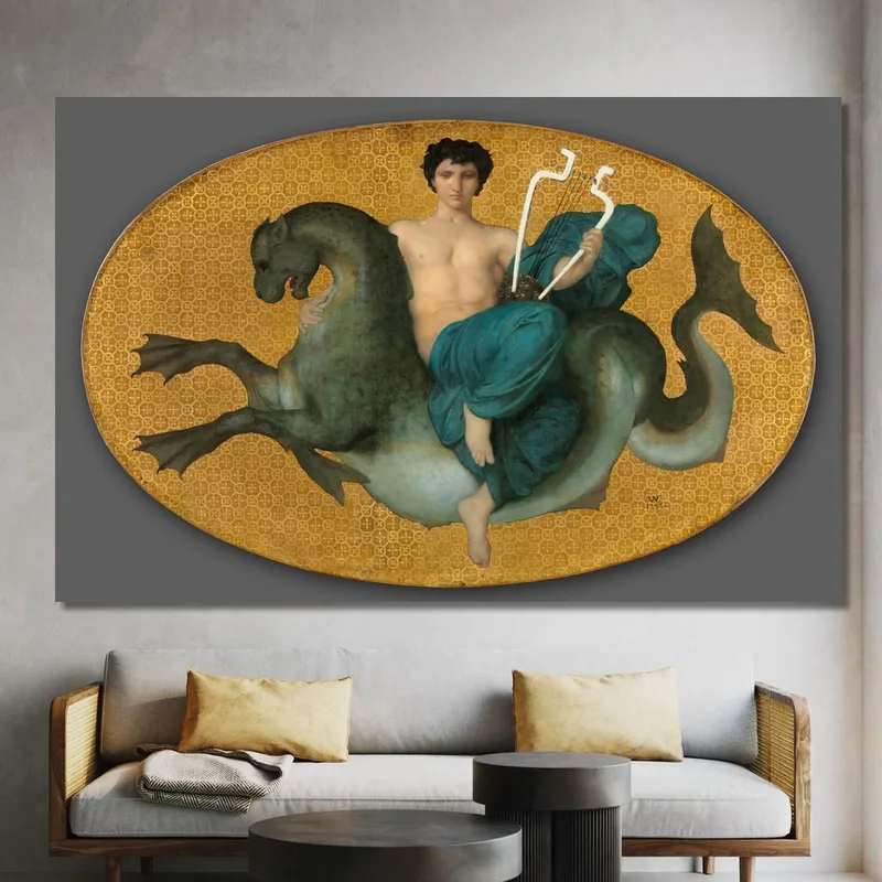 Arione Su Un Cavalluccio Marino William Bouguereau