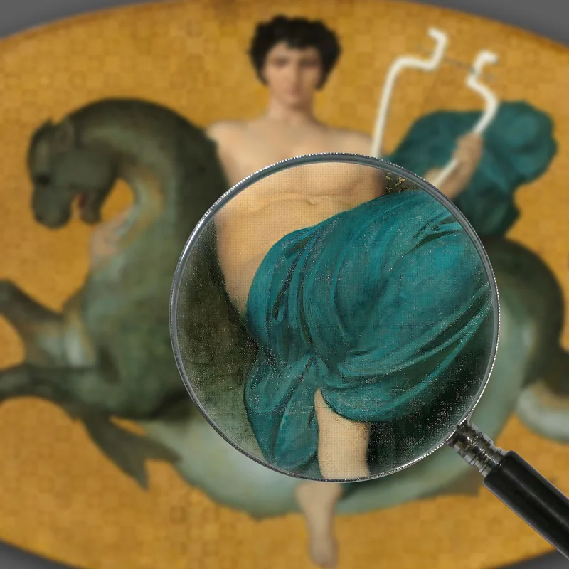 Arione Su Un Cavalluccio Marino William Bouguereau