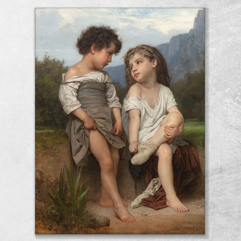 Por La Corriente William Bouguereau