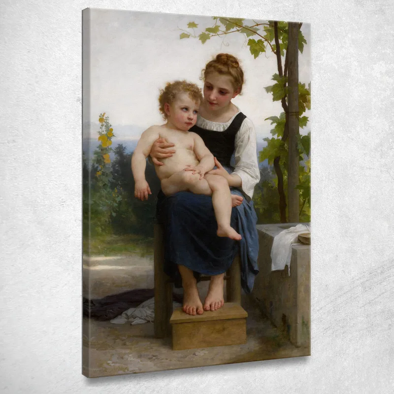 Antes Del Baño William Bouguereau cuadro en lienzo