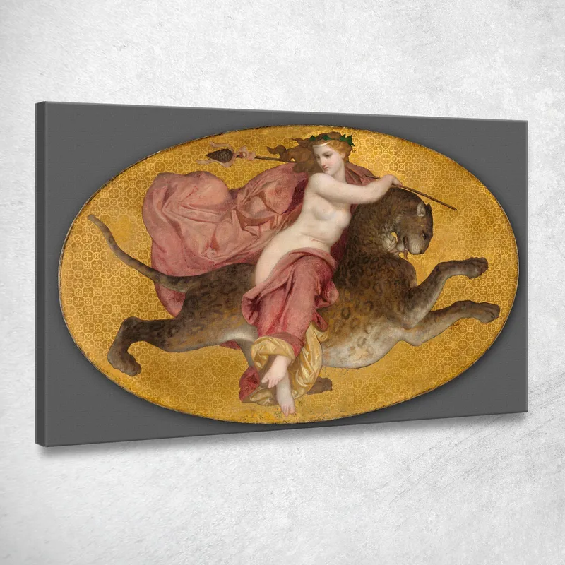 Bacante Sobre Una Pantera William Bouguereau cuadro en lienzo