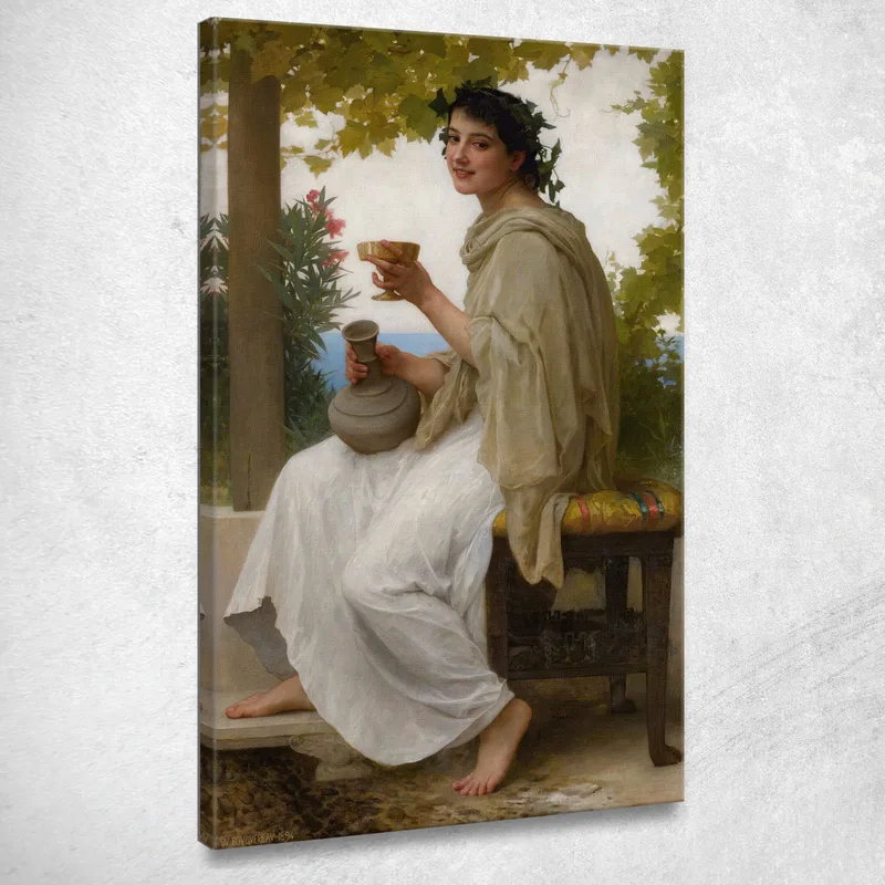 Bacante William Bouguereau cuadro en lienzo