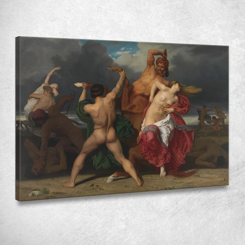 Batalla De Los Centauros Y Los Lapitas William Bouguereau cuadro en lienzo