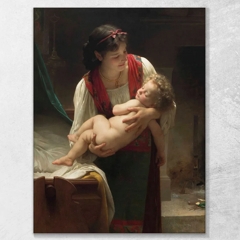 Ninna Nanna, Ora Di Andare A Dormire William Bouguereau