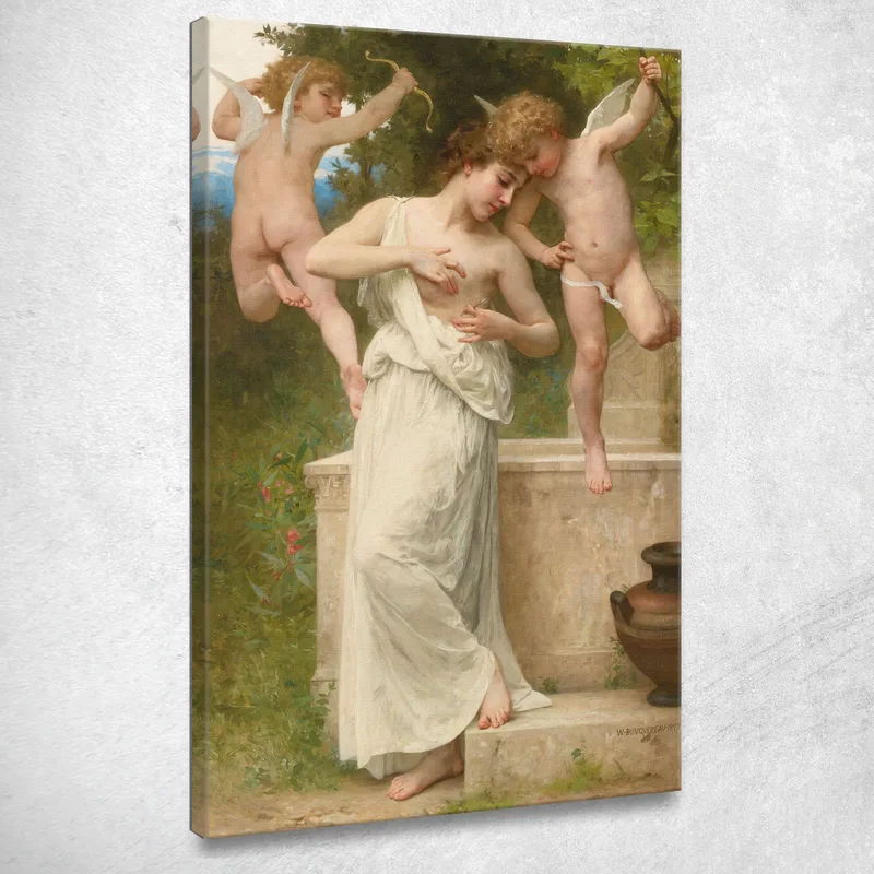 Heridas De Amor William Bouguereau cuadro en lienzo