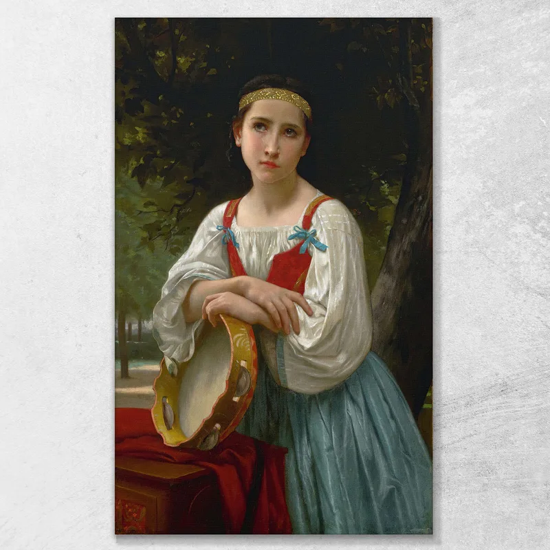 Bohemian Con Tamburo Basco William Bouguereau