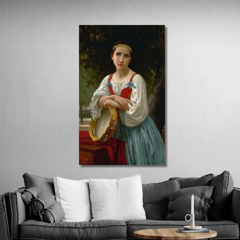 Bohemian Con Tamburo Basco William Bouguereau