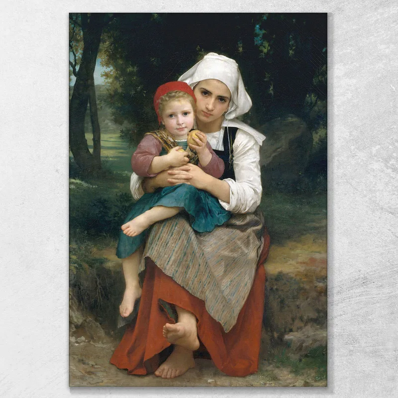 Fratello E Sorella Bretone William Bouguereau