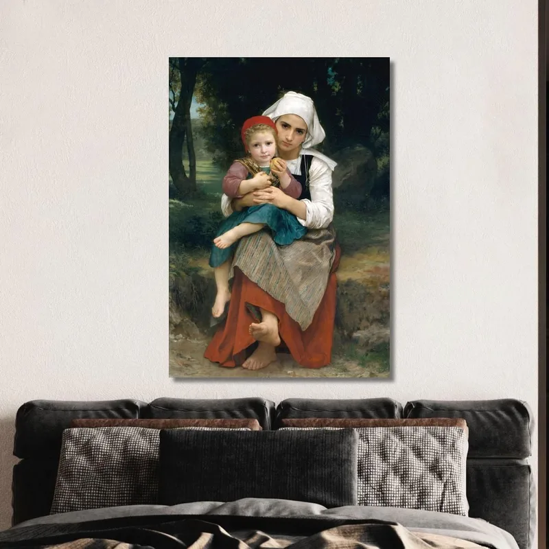 Fratello E Sorella Bretone William Bouguereau