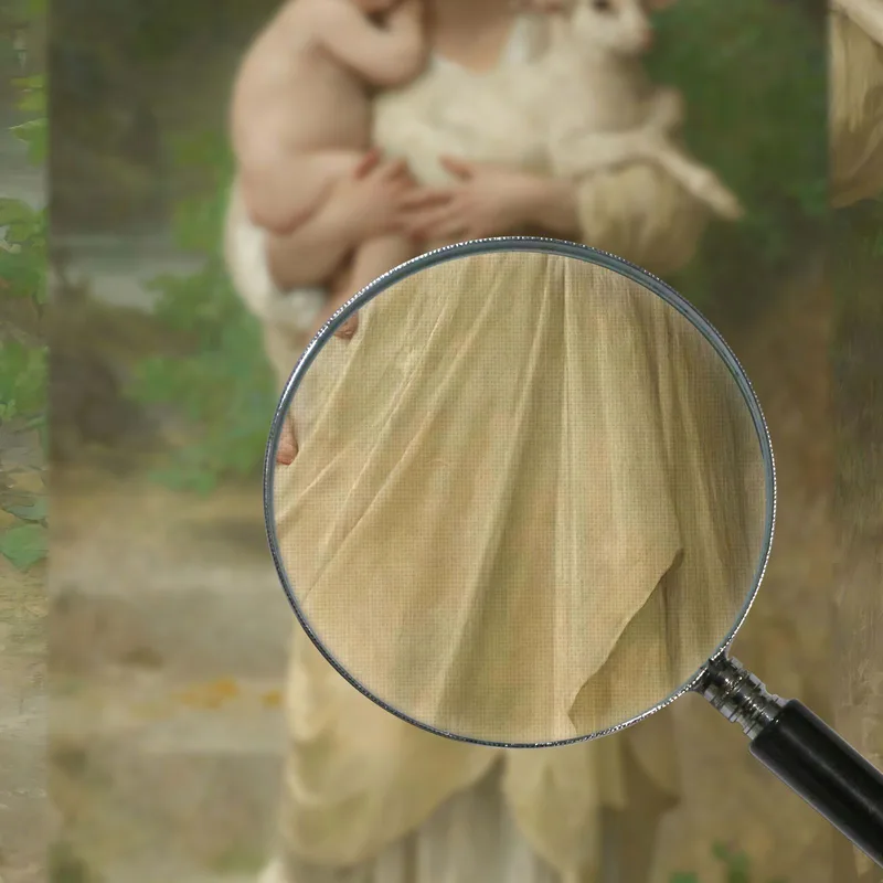 Los Corderos William Bouguereau