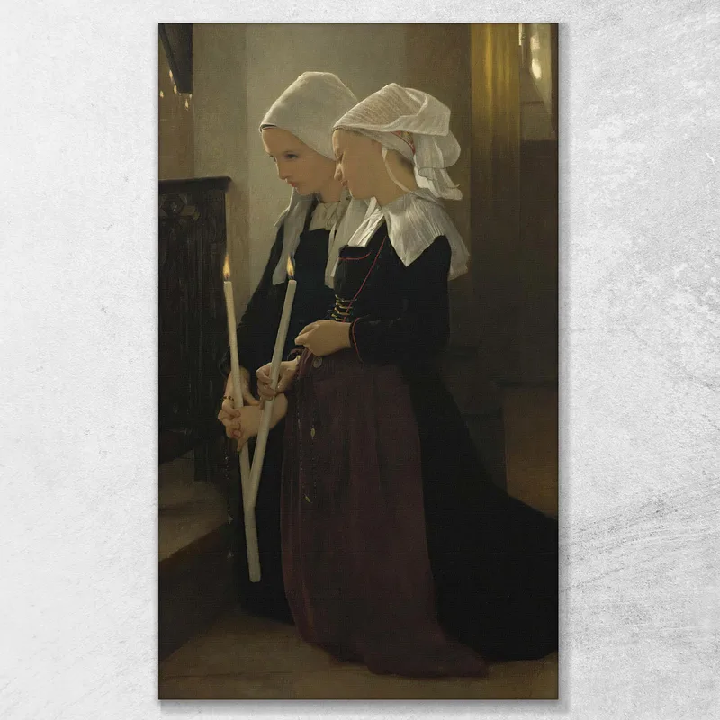 L'Augurio A Sant'Anna D'Auray William Bouguereau