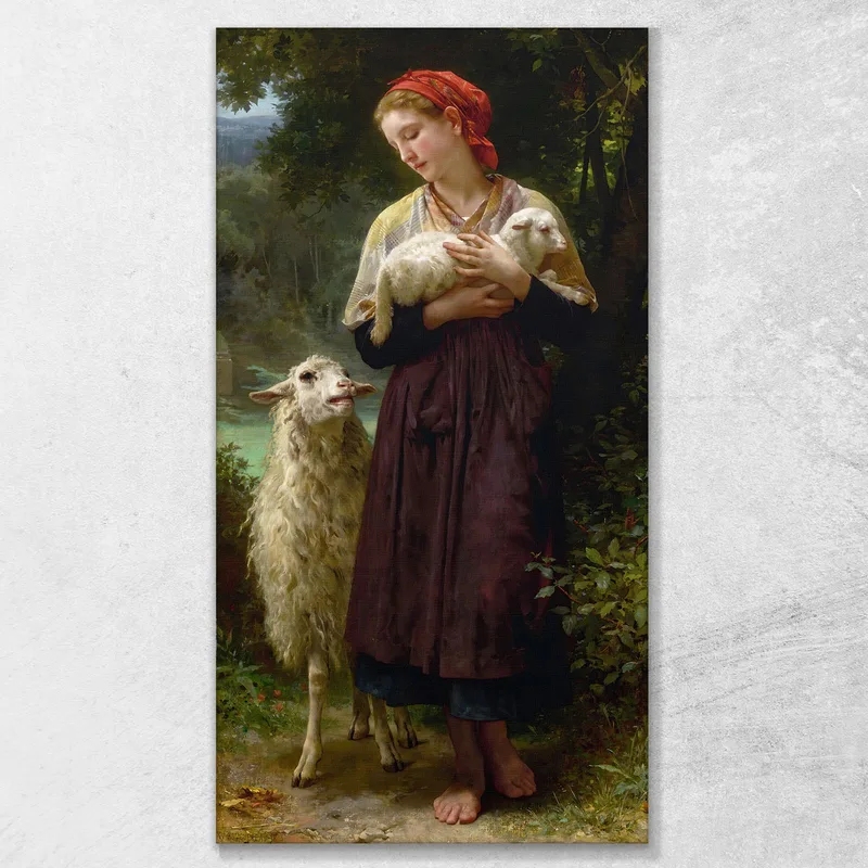 El Cordero Recién Nacido William Bouguereau