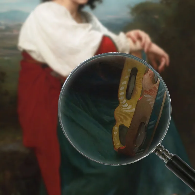 The Italian At The Tambour De Basque William Bouguereau